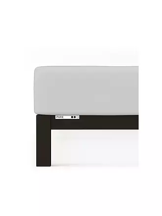 SCHLAFGUT | Lenzuolo con angoli in jersey PURE 90x200cm Petrol Deep S | hellgrau